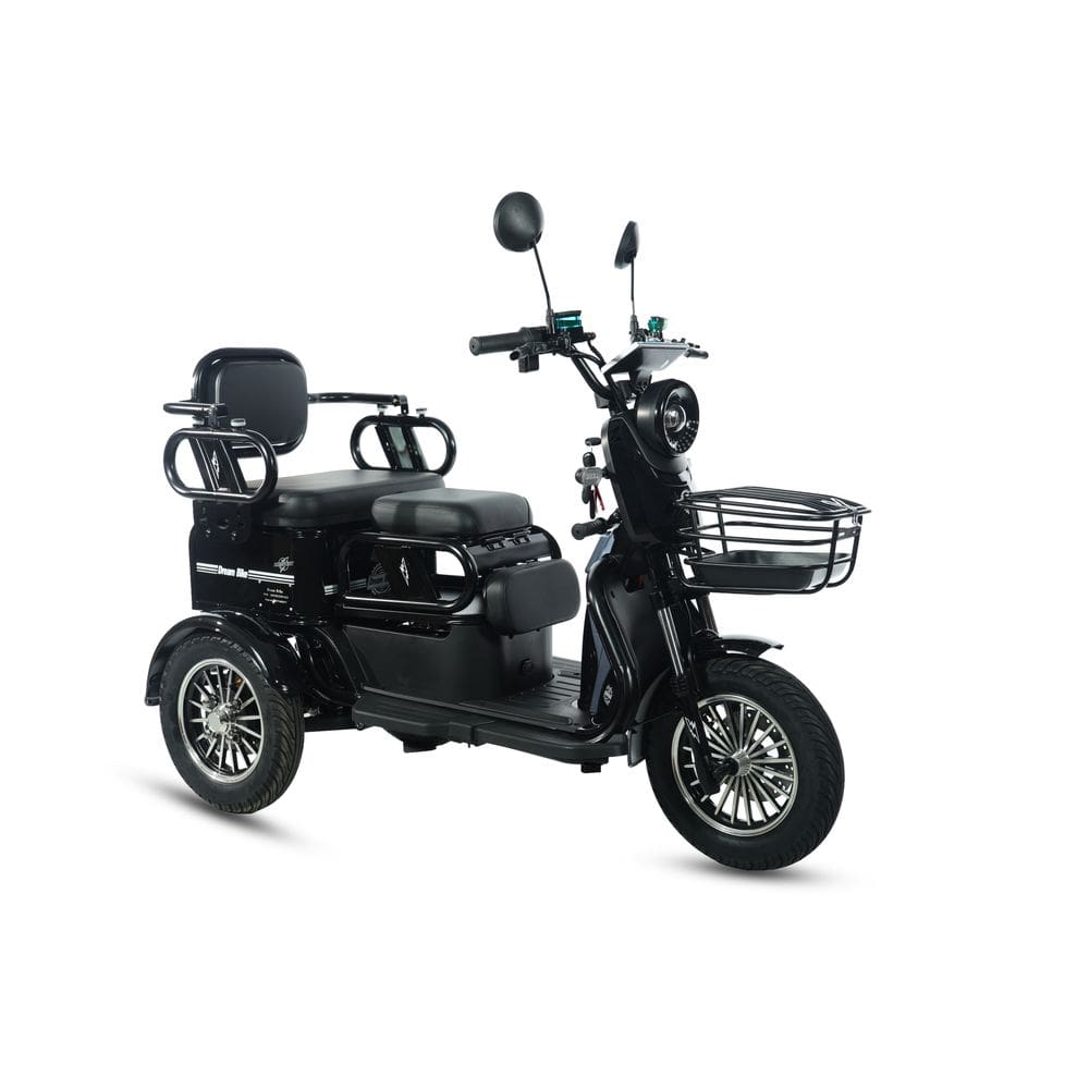 Triciclo Elétrico Comfort 1000w 3 Lugares Com Ré Dream Bike