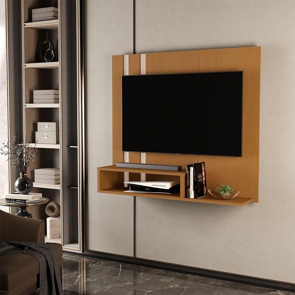 Painel Suspenso Pompéia Para Tv 32 Polegadas Nature-off-white