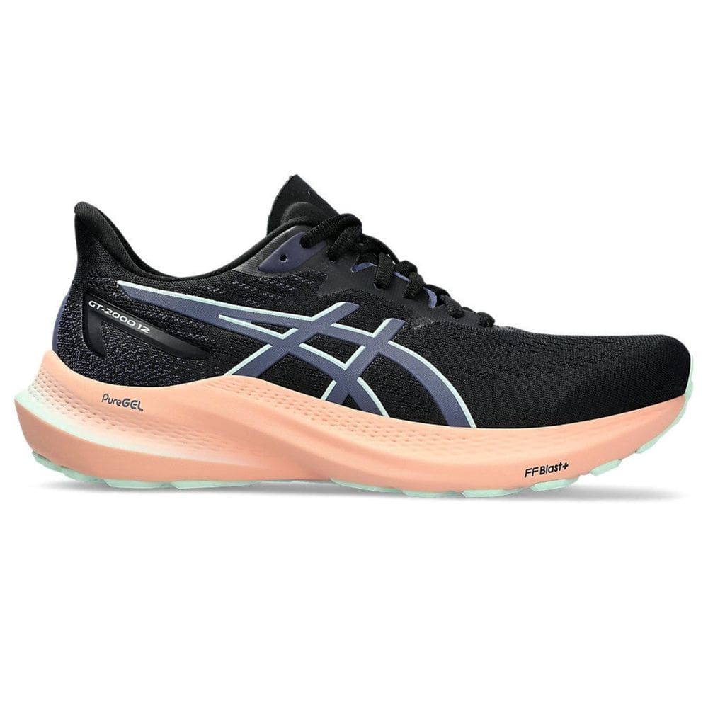 Tênis Asics Gt-2000 12 Feminino - Preto+Laranja