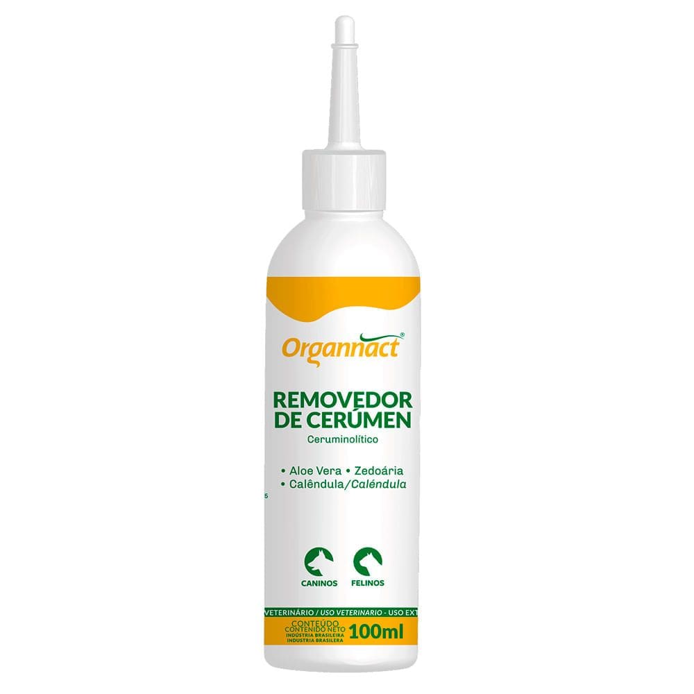 Removedor de Cerúmen Organnact Cães e Gatos 100ml