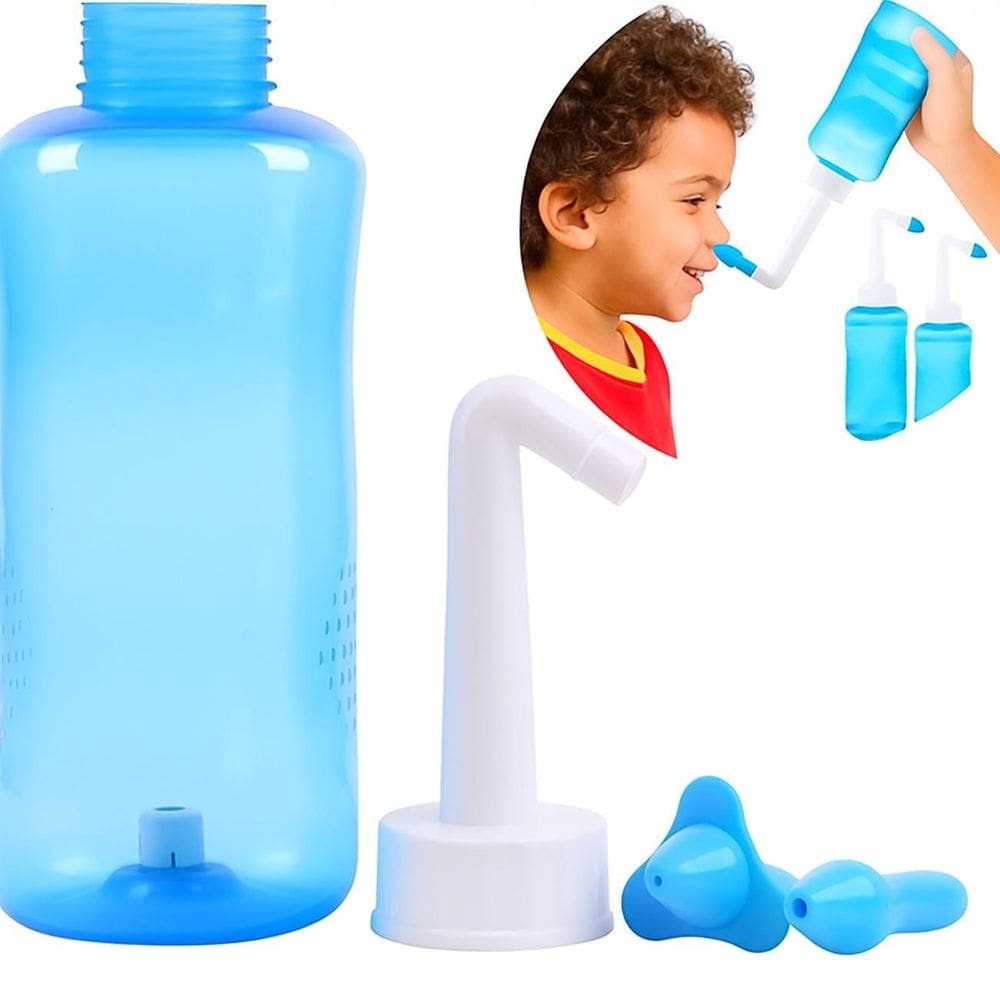Limpador Nasal Lavador - 300Ml Cor Azul