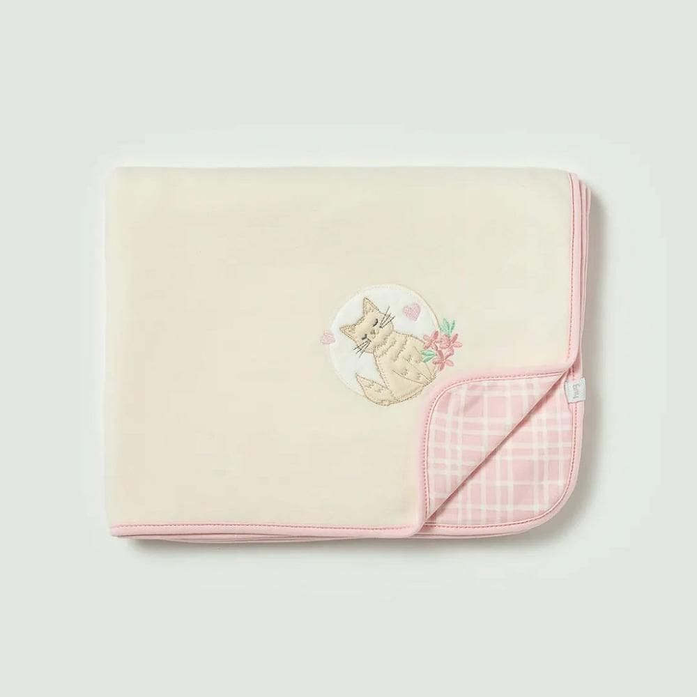 Manta De Soft Hug Gatinhos Rosa Iogurte
