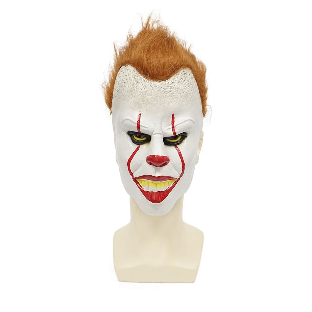 Mask Pennywises Horror Story Latex Jokers Headgear Cosplay