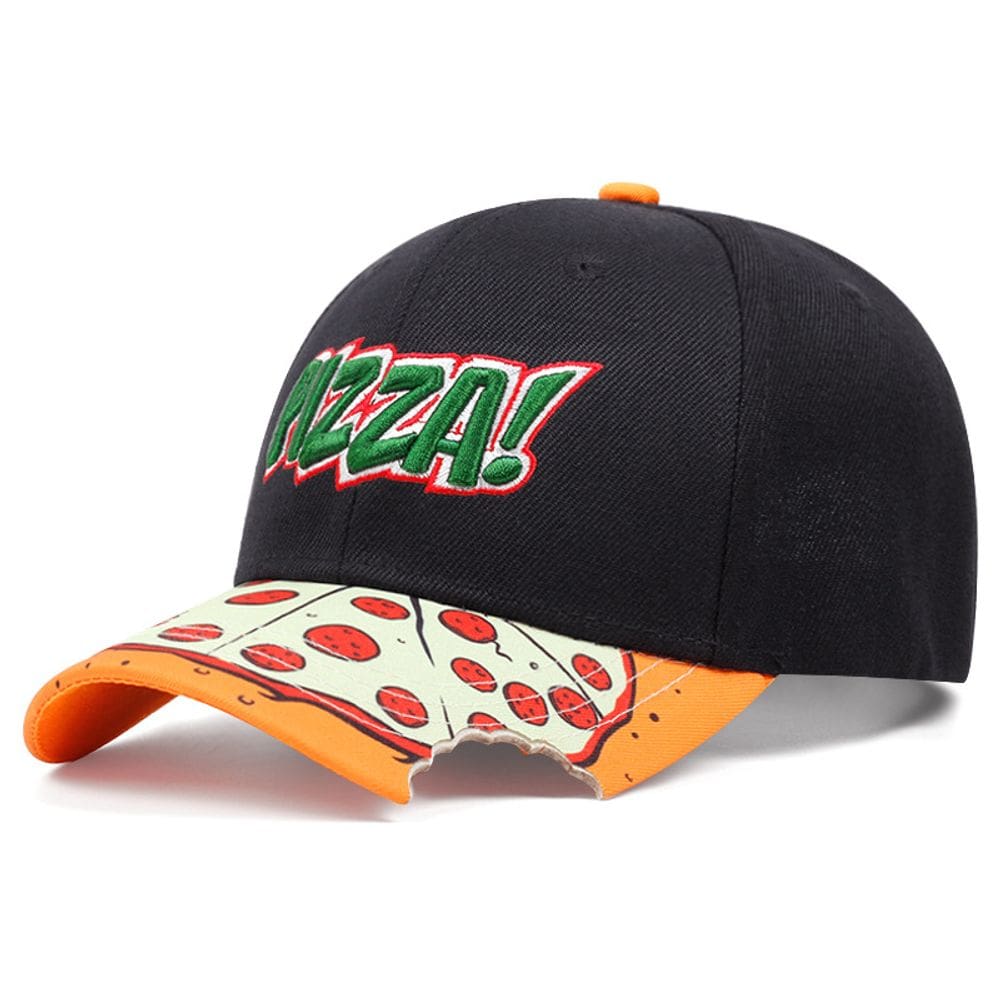 Boné de beisebol Pizzas Anime Trucker Hat para crianças 56-58cm