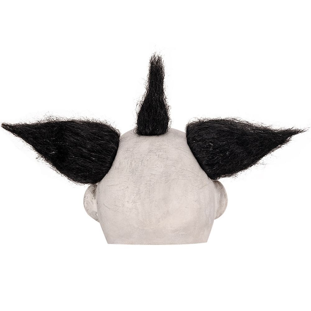 Capuz de látex de Halloween, máscara de palhaço, fantasia, adereços de festa