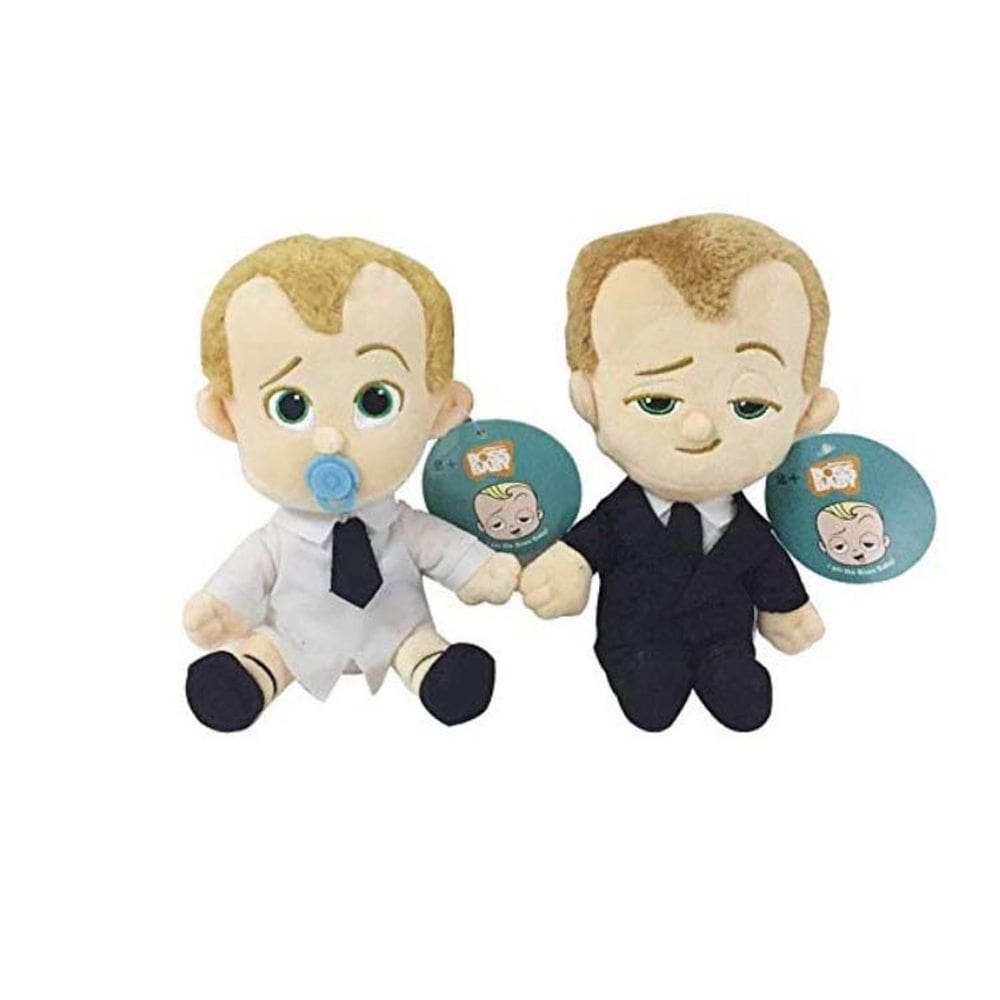 Conjunto de bonecos de pelúcia Babys Boss de 20 cm e 2 peças