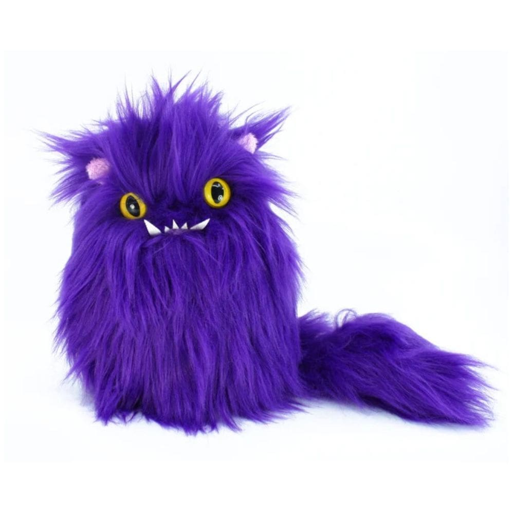 Boneca de brinquedo de pelúcia Purple Cat Long 20 cm em algodão e pelúcia