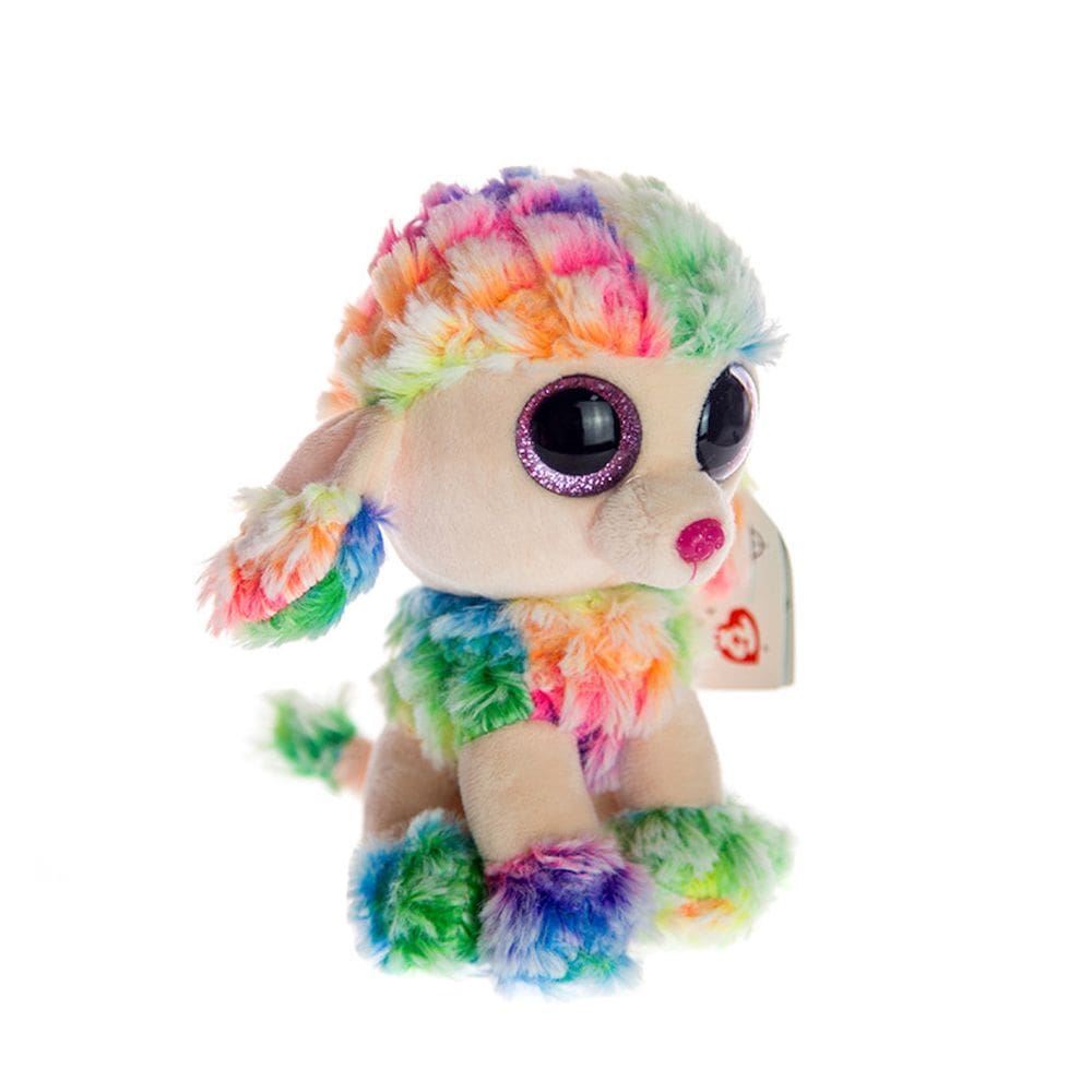 Boneca de brinquedo de pelúcia colorida Poodle 20cm