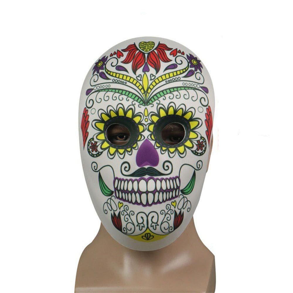 Máscara de fantasia de cosplay para Halloween com impressão mexicana EVA 400g