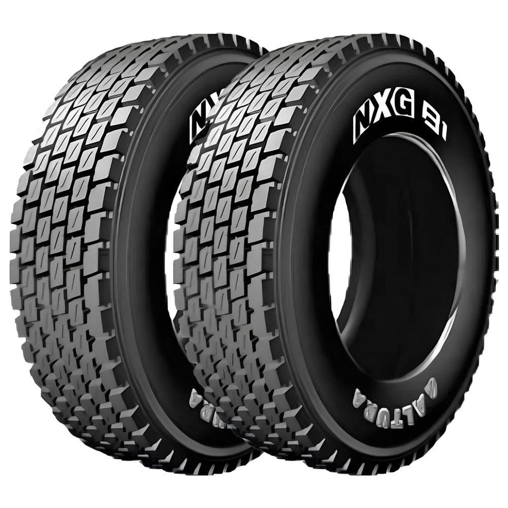 KIT 2 Pneu Altura NXG B1 295/80R22.5 Aro 22.5 152M 16 Lonas