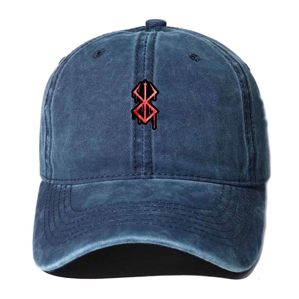 Boné de beisebol Berserks Anime Snapback Hat Denim para adultos