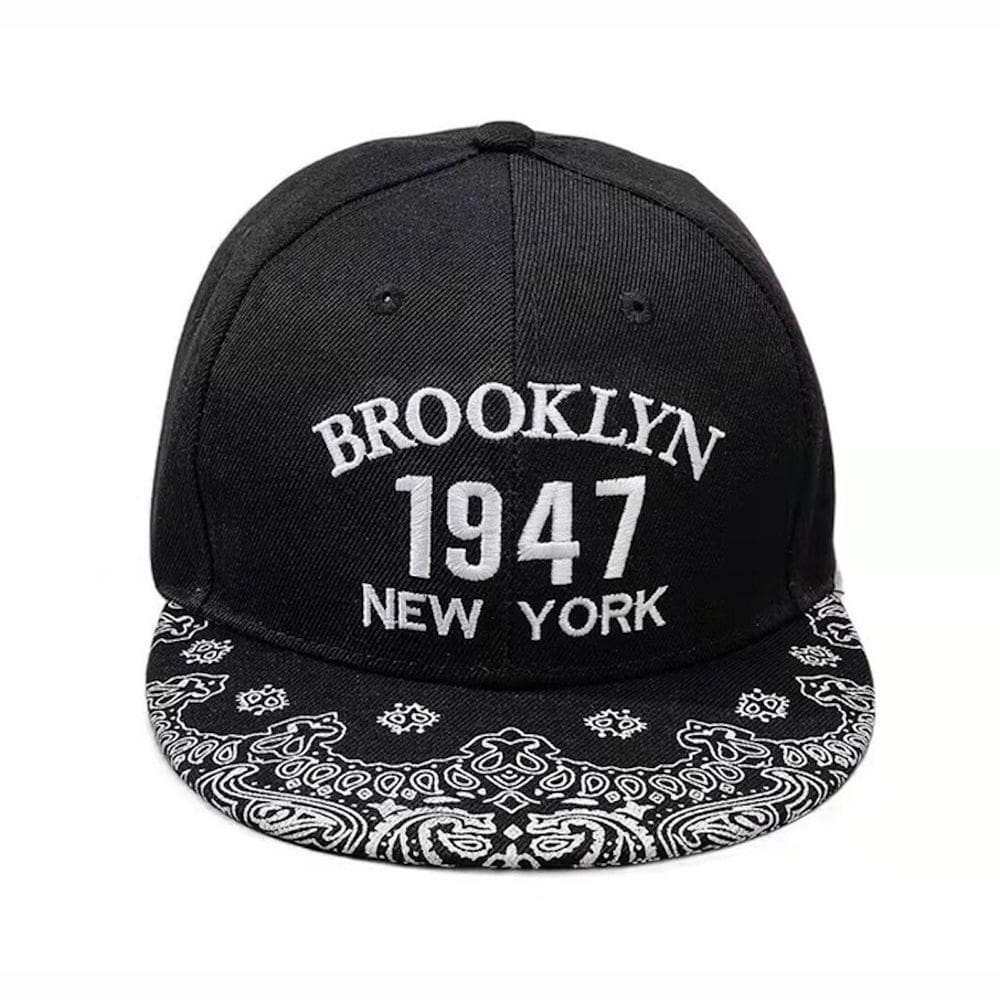 Boné de beisebol Brooklyn 1947 Yes Yorks Anime Snapback unissex