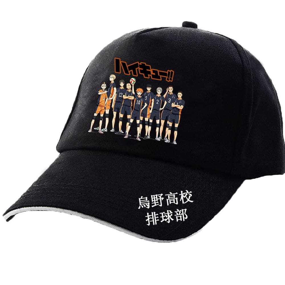 Boné de beisebol Haikyuus Anime Snapback HipHop Flat Adj