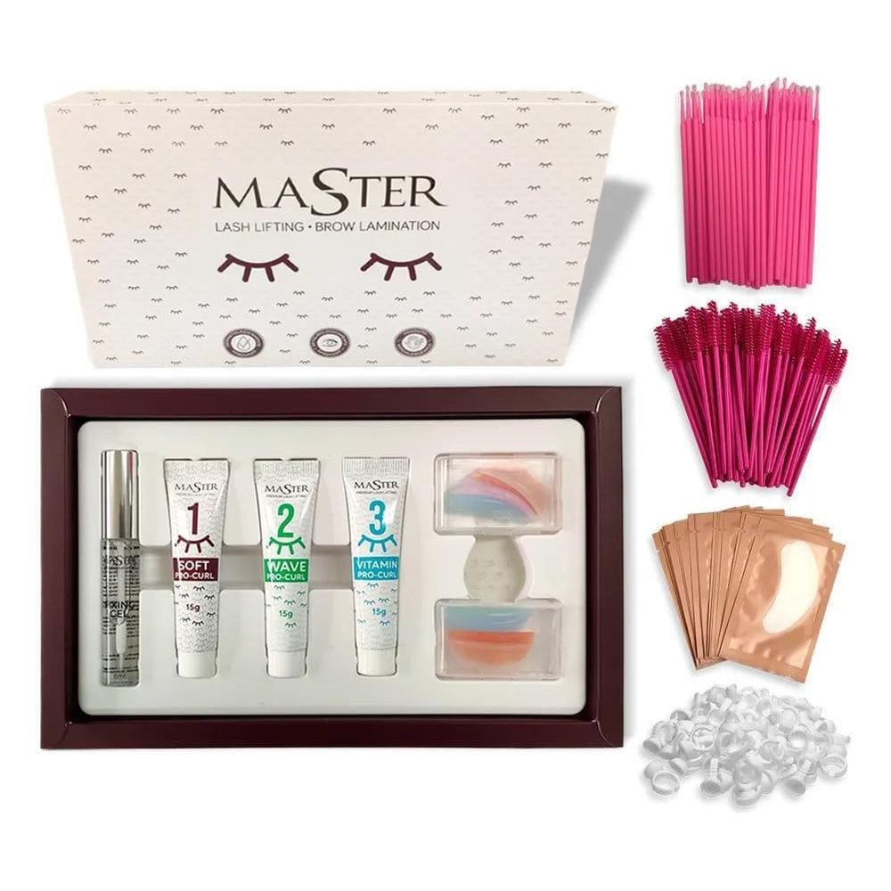 2X Kit Lash Lifting Cílios Master Premium C/Anv