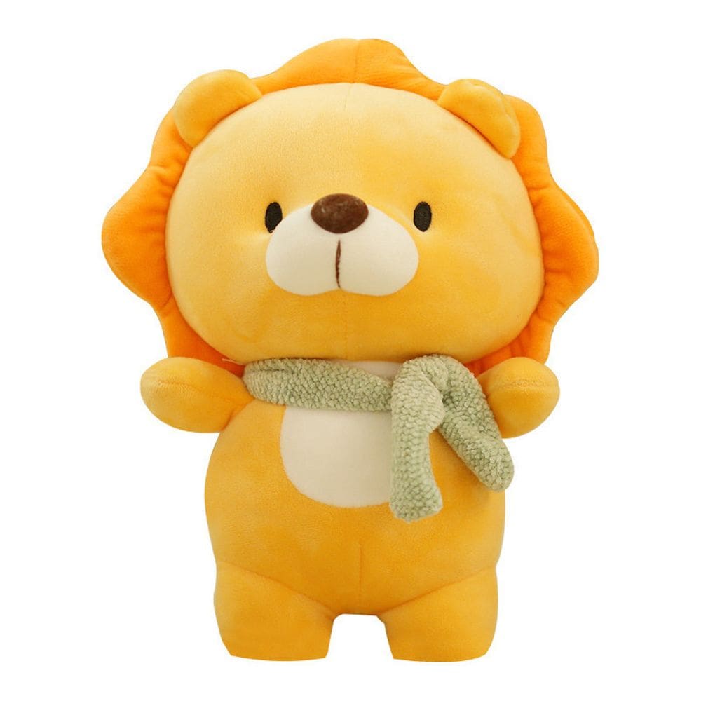 Boneca de pelúcia Yellow Lion de 23 cm para presente infantil