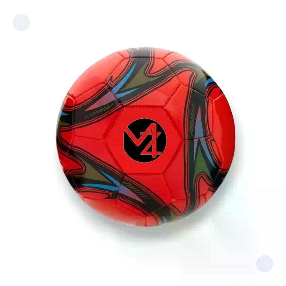 Bola Futebol Campo Pequena Tamanho 05 Oficial - Vermelha