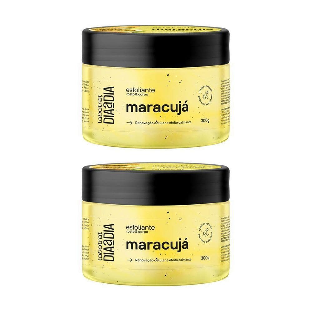 Esfoliante Labotrat Corpo E Rosto 300G Maracuja - Kit 2Un