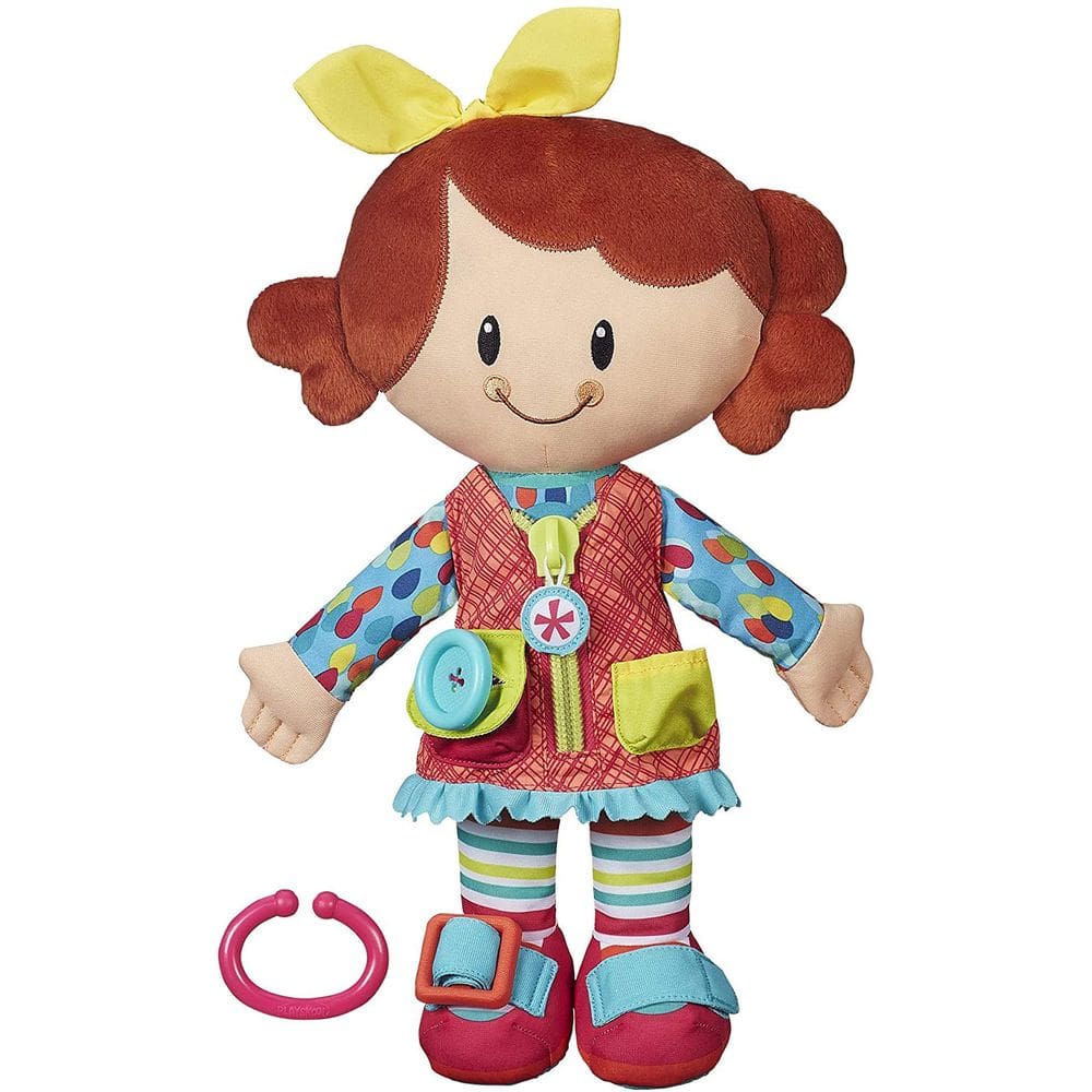Boneca de pelúcia Cute Girl 36 cm em algodão e pelúcia para crianças