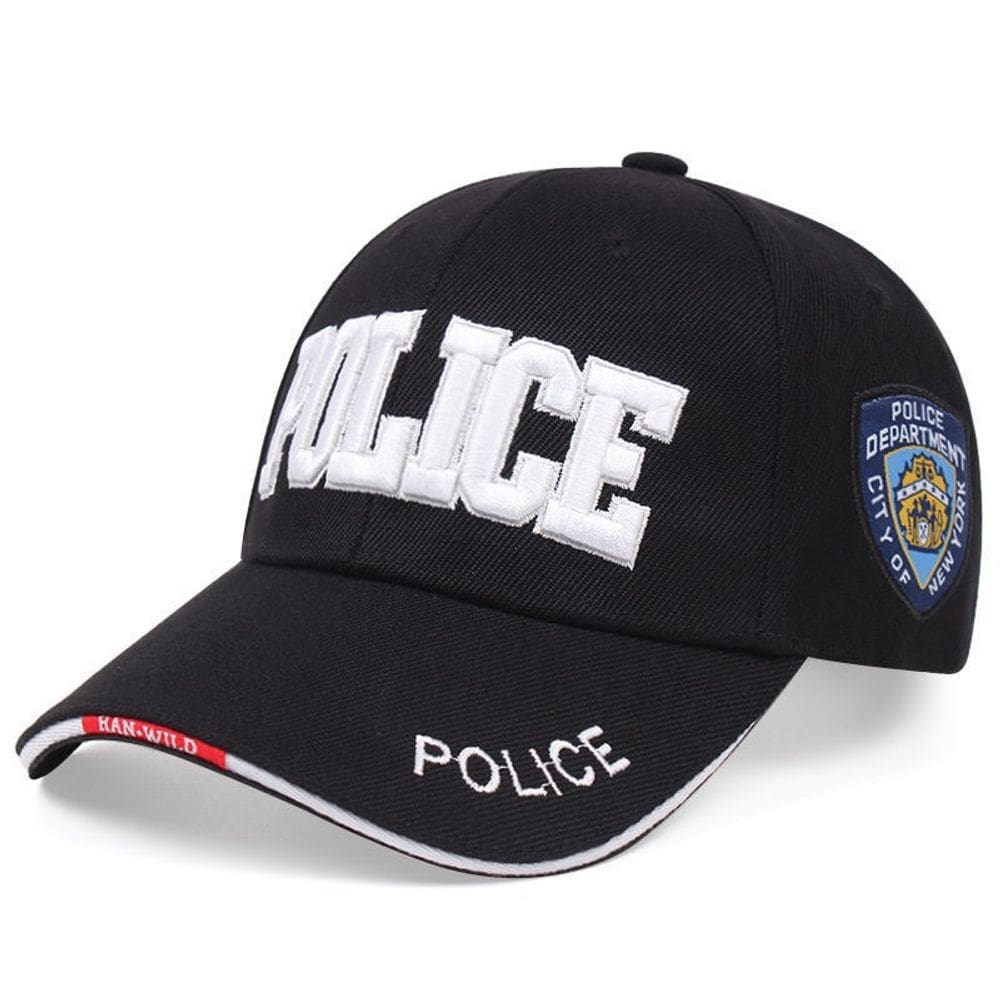 Boné de beisebol Polices Anime para crianças de 56 a 58 cm ajustável