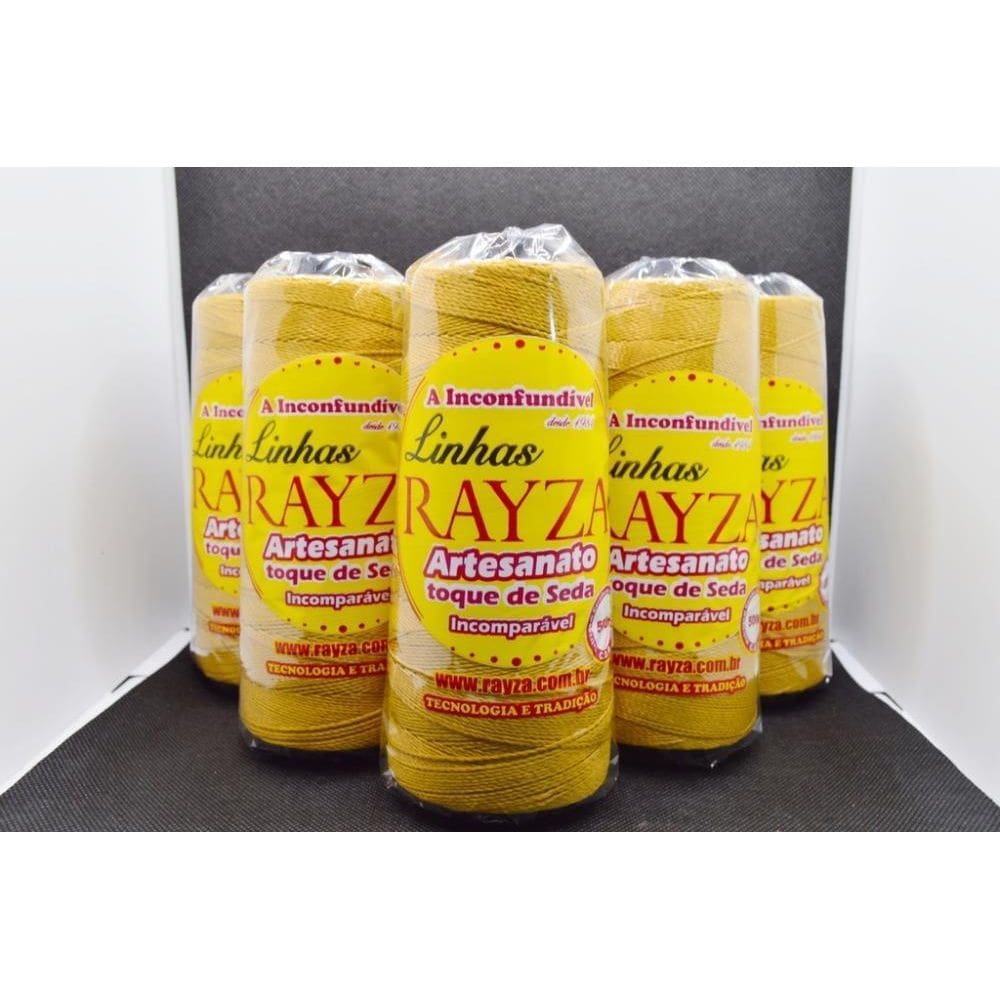 Linhas Para Crochê Rayza Artesanato Grossa-Ouro Velho