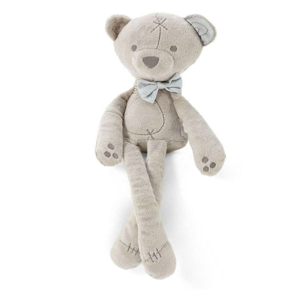 Boneca de brinquedo de pelúcia Little Bear Birthday White 37 cm