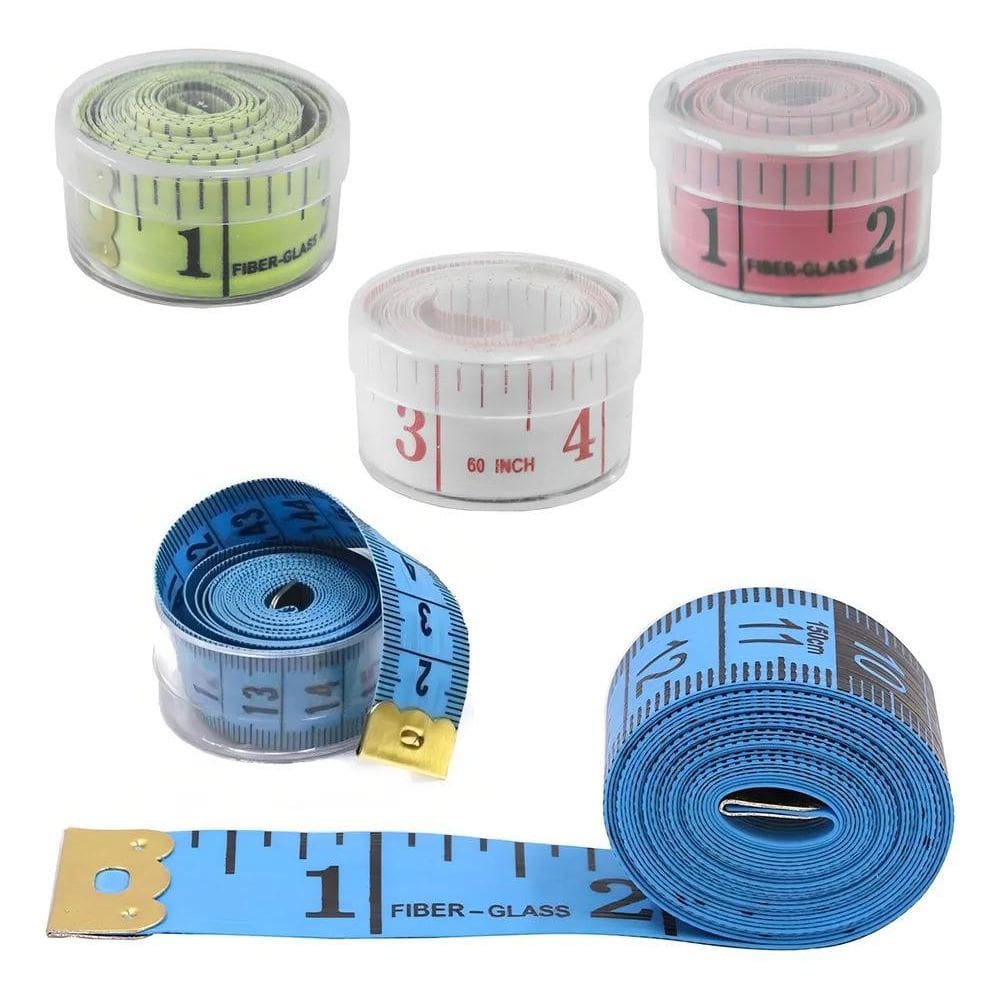 2X Fita Métrica Flexível 1,5M Costura, Corporal, Cintura, Br