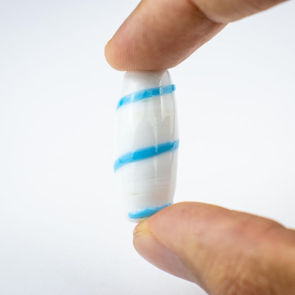 Unidade Firma Em Murano Azeitona 35Mm Guias - Escolha