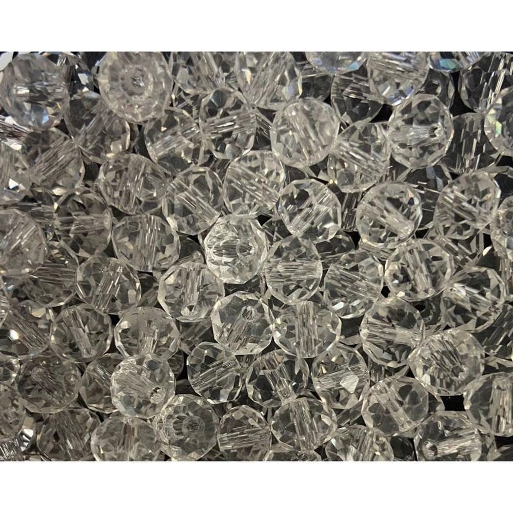 Kit 200 Cristais Miçangas 8Mm Umbanda Guia - Escolha A Cor