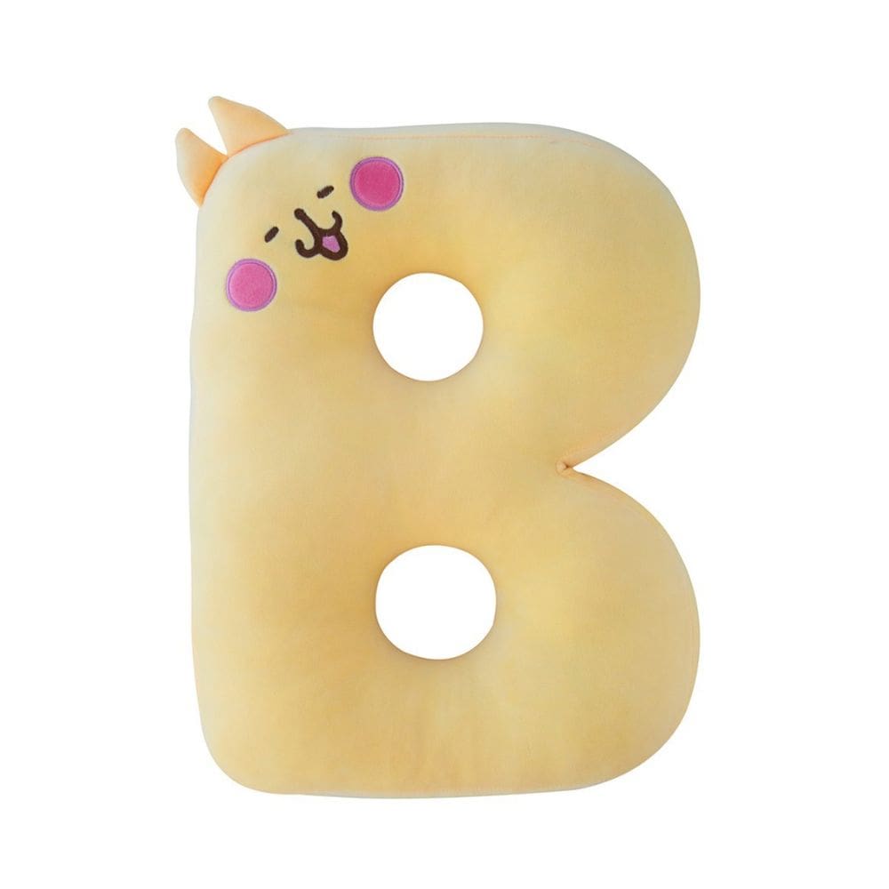 Boneca de pelúcia amarela Kanahei Letter B 60cm