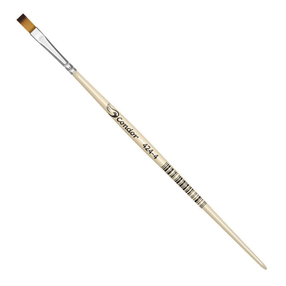 Pincel Chato Longo 424-4 Condor