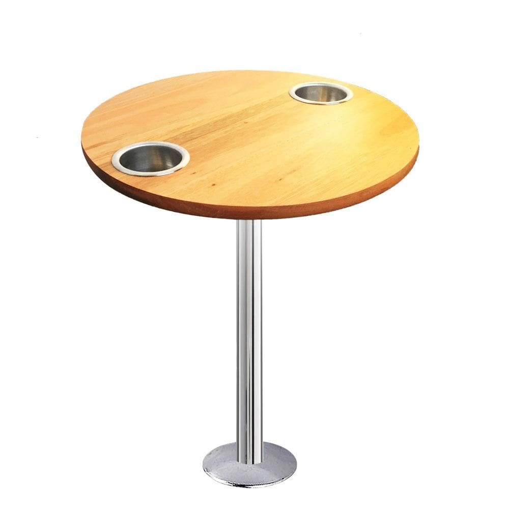 Mesa Náutica Lancha Barco 2 Porta Copos