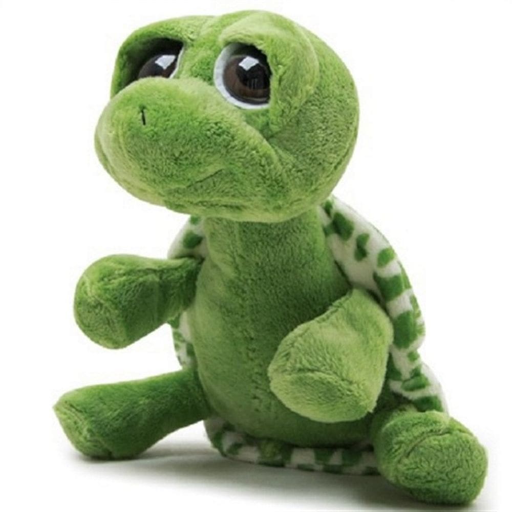 Boneca macia de aniversário Green Turtle Toy para crianças de 20 cm