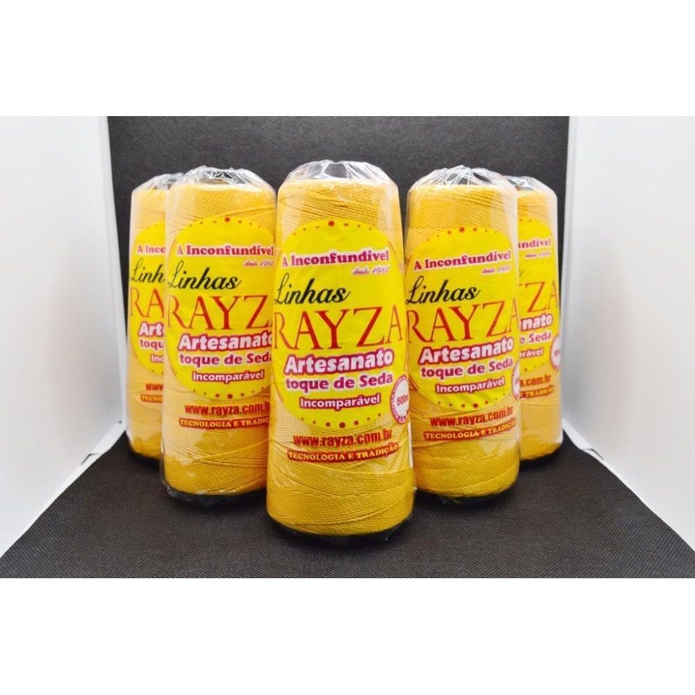 Linhas Para Crochê Rayza Artesanato Grossa 097-Gold