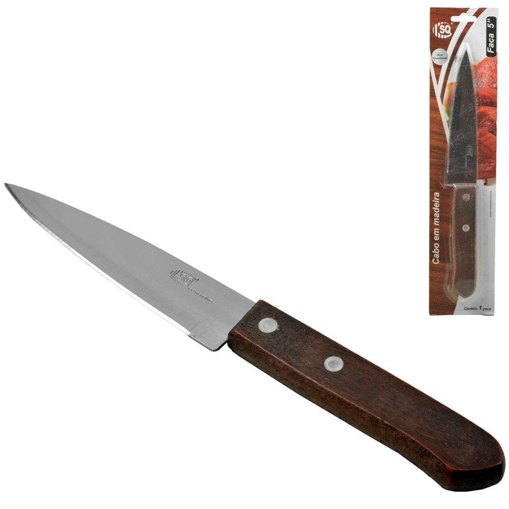 Faca de Cozinha Inox 5 - Tudo em Caixa