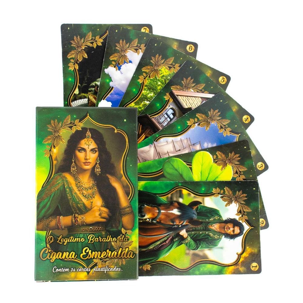 O Baralho Da Cigana Esmeralda 36 Cartas Manual