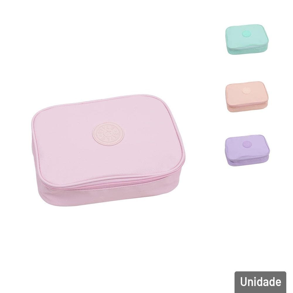 Estojo Escolar Case 23cm Style Color - Tudo em Caixa