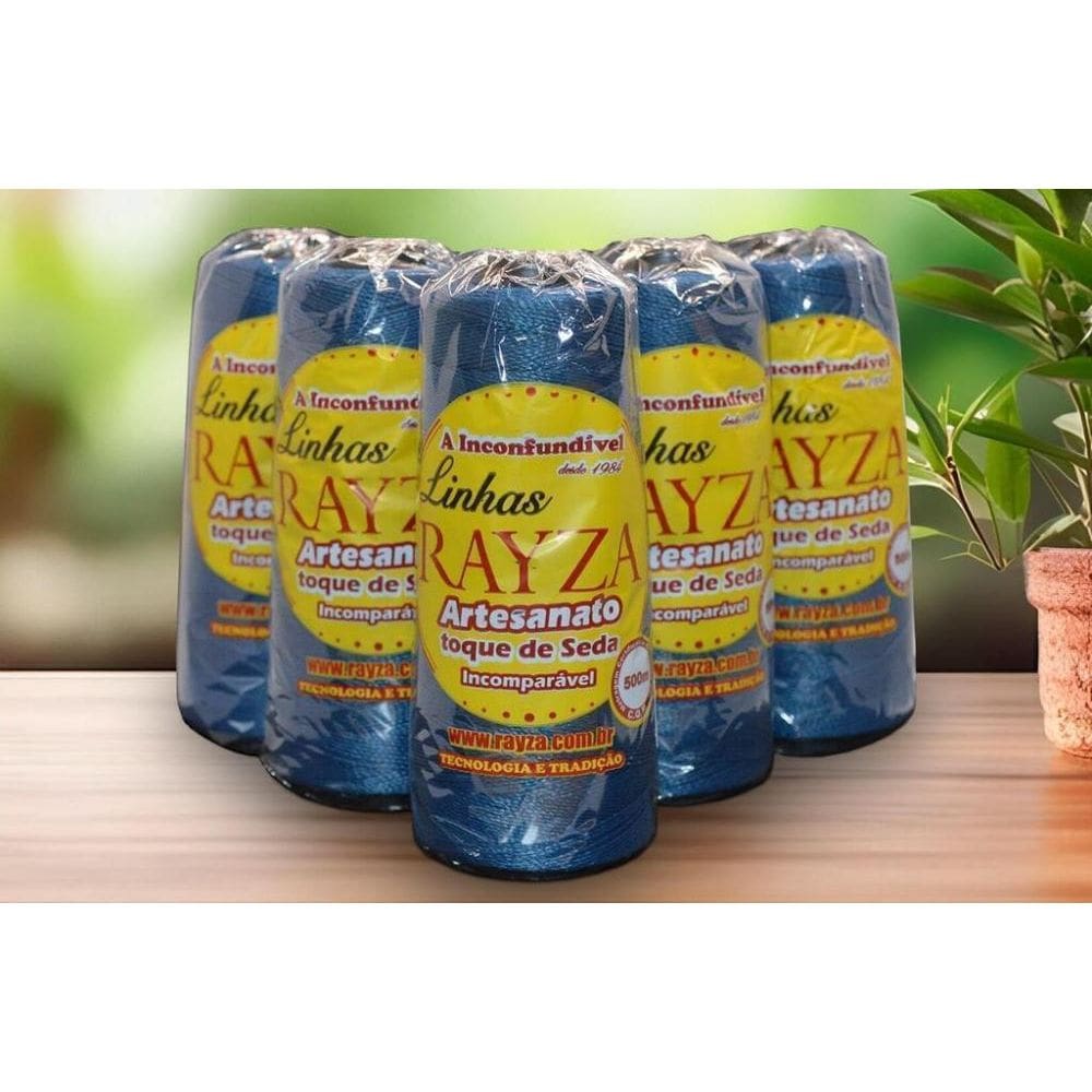 Linhas Para Crochê Rayza Artesanato Grossa - Cor 041 Jeans