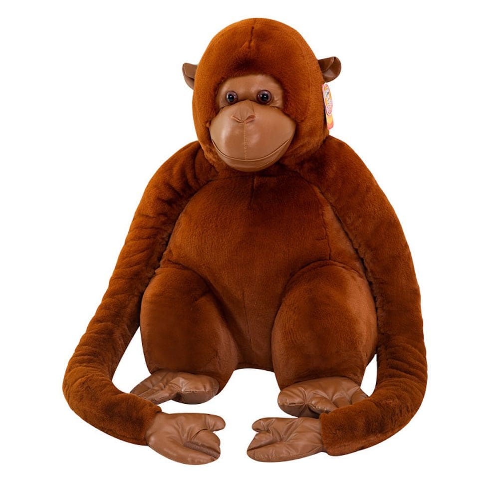 Simulação de brinquedo de pelúcia Chimp Cartoon rosa 35cm