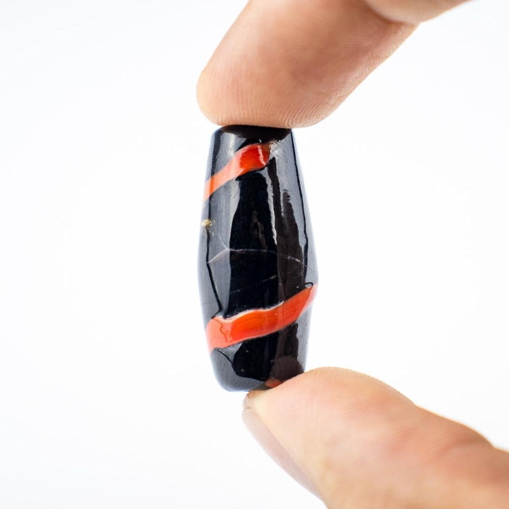 Unidade Firma Em Murano Azeitona 35Mm Guias - Escolha