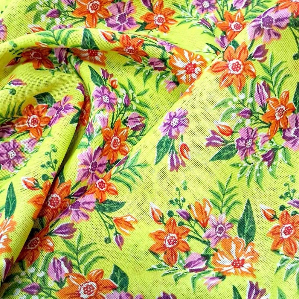 3 Metros Tecido Chita Estampada 100% Algodão Escolha A