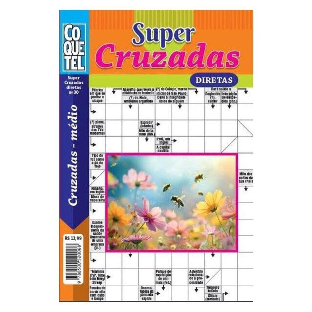 Livro Diversão Super Palavras-Cruzadas Diretas 30
