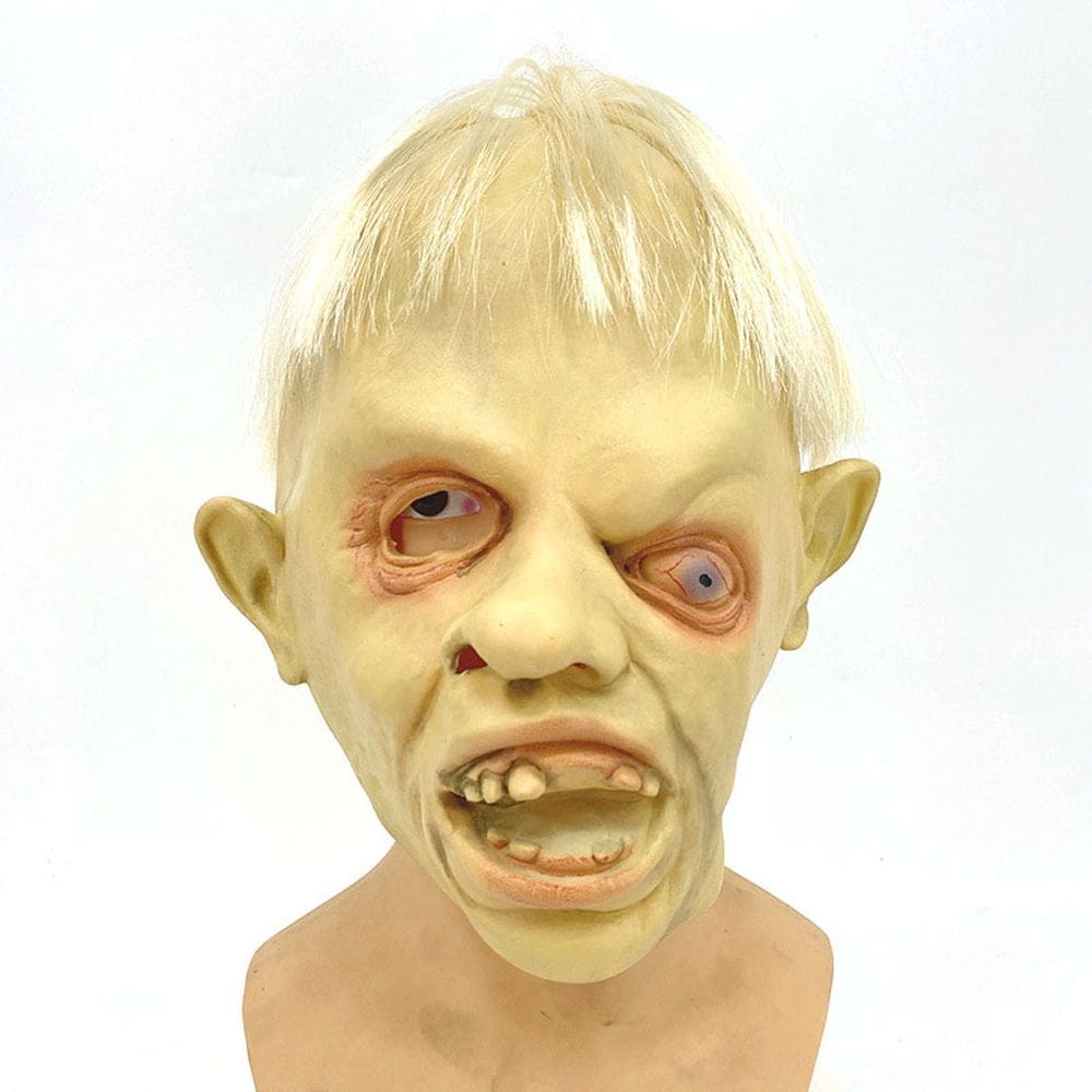 Mask Squint Party, chapelaria de látex, adereços assustadores de cosplay