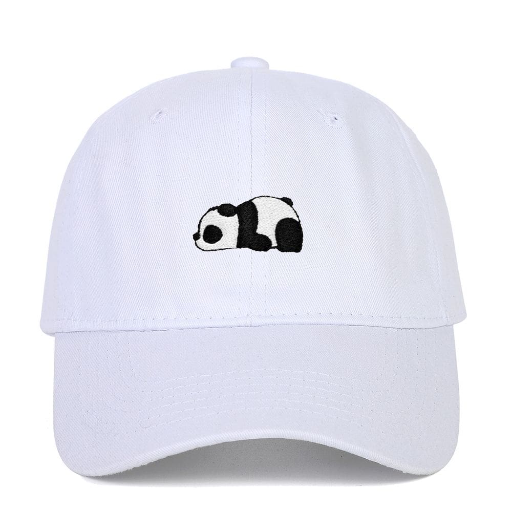 Boné de beisebol Pandas Anime para crianças ajustável 56-58cm