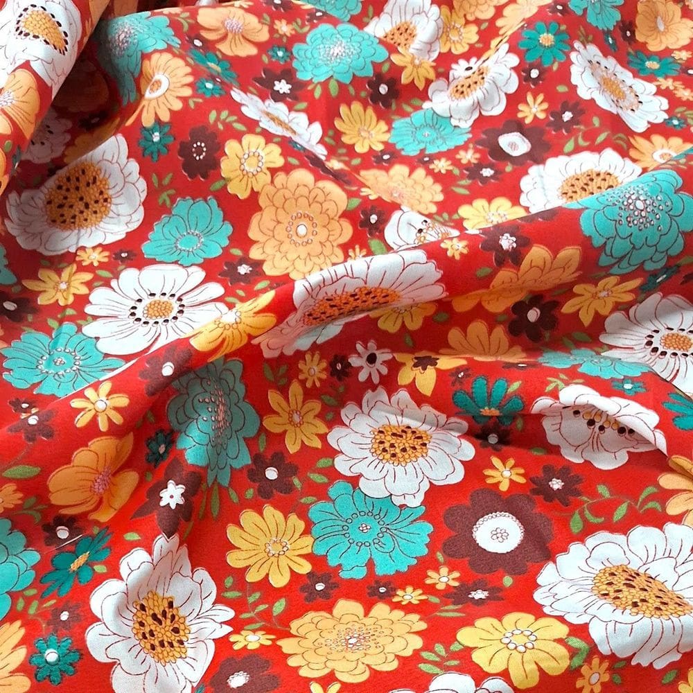 Tecido Chita Estampado Importada Festa Junina Rolo 3 Metros