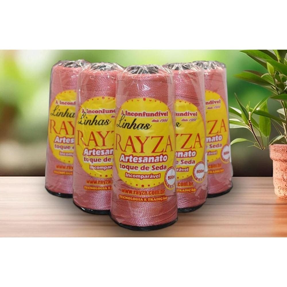 Linhas Para Crochê Rayza Artesanato Grossa - Cor 062 Pitaia