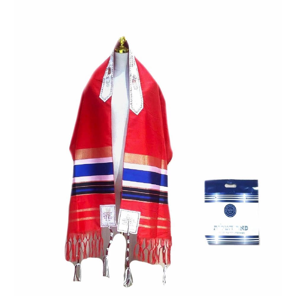Lançamento Talit Totalmente Vermelho - De Israel