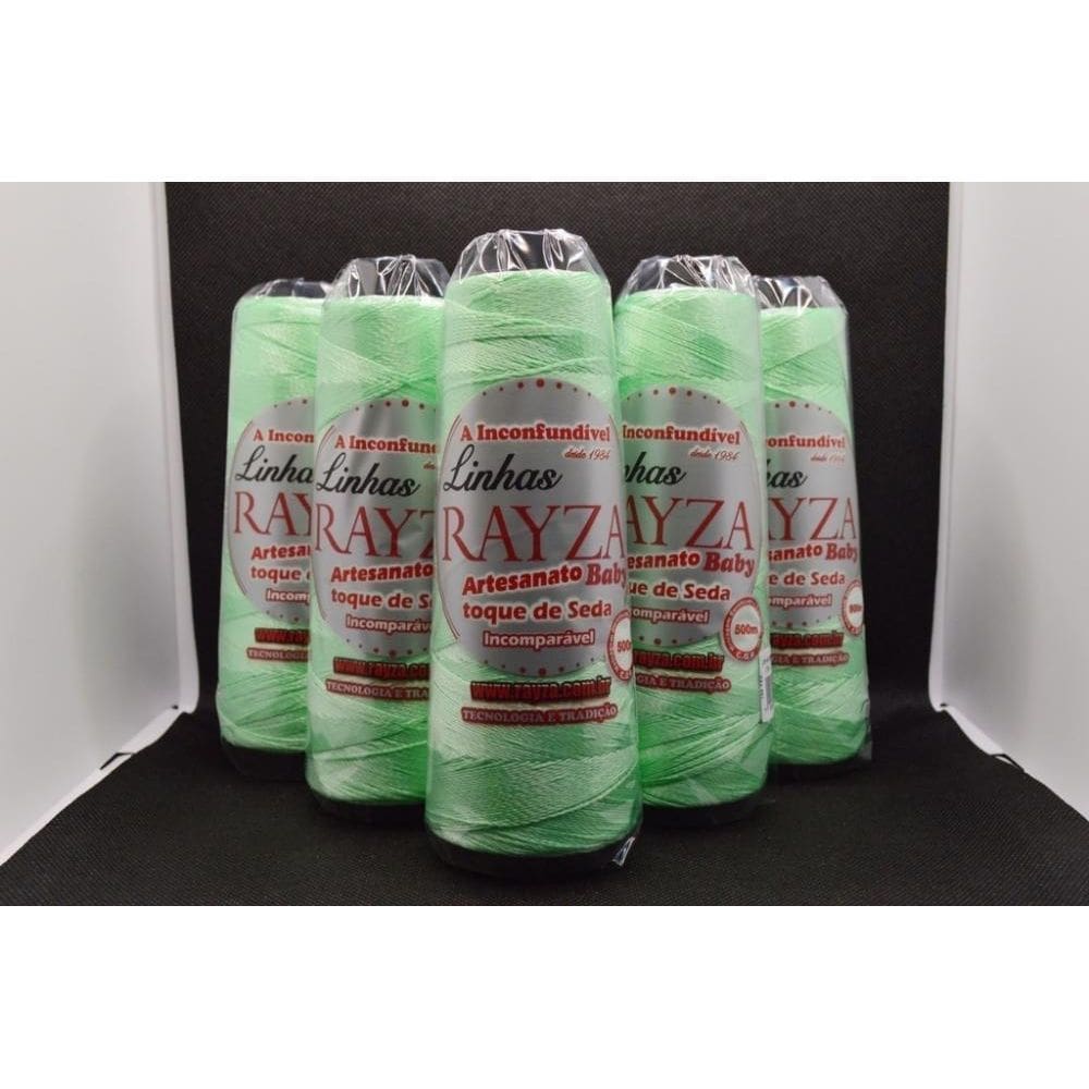 Linha Rayza Artesanato Baby Fina Tex 144 Cor 015-Verde Agua