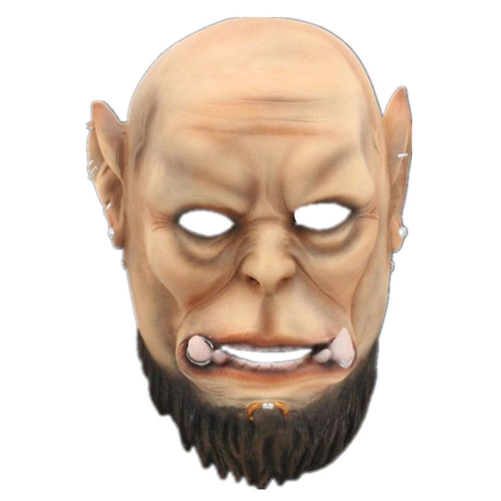 Halloween Cosplay Orc Mask Headgear Masquerade para adultos