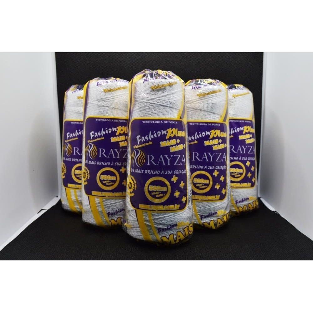 Linha Rayza Fashion Plus Prata Grossa 201-Branca Prata