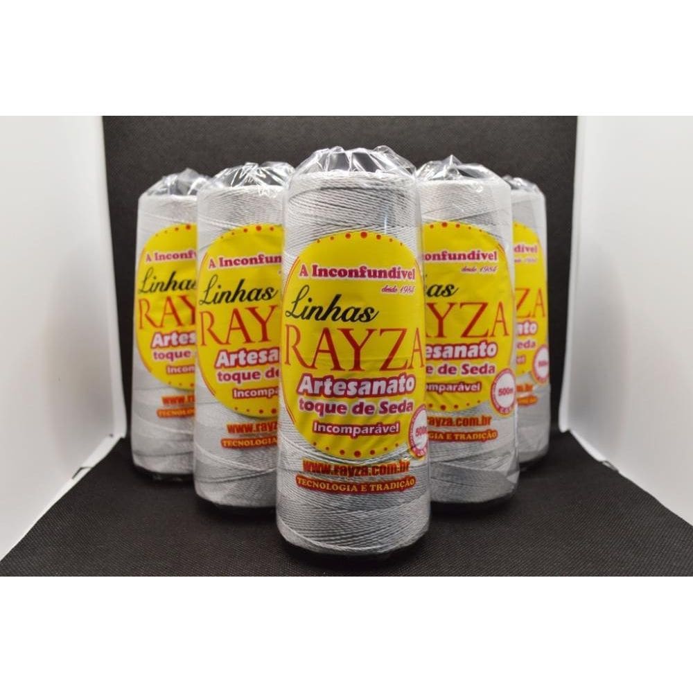 Linhas Para Crochê Rayza Artesanato Grossa - Cor 012 Cinza